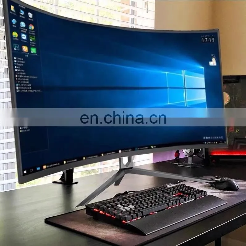 Free G sync curved display 24 inch 75hz 165hz gaming curved monitor