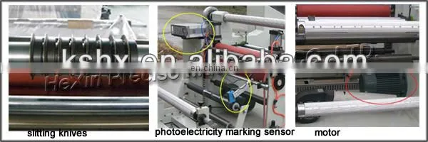 HX-650FQ Silicone rubber foam cutter slitter and rewinder machine