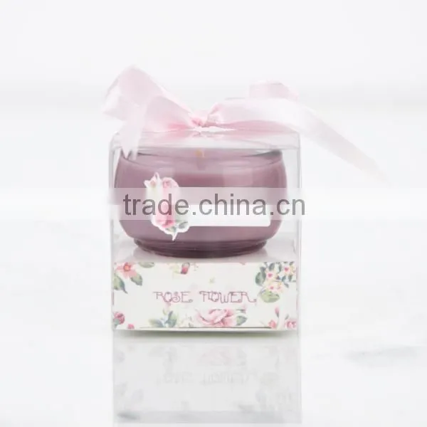30g Scented Candle in Glass Bottle with PVC Box SA-1986