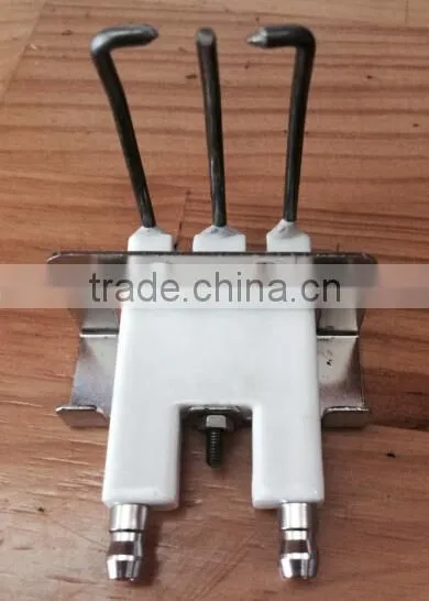 Infrared gas ignition ceramics ignition electrode