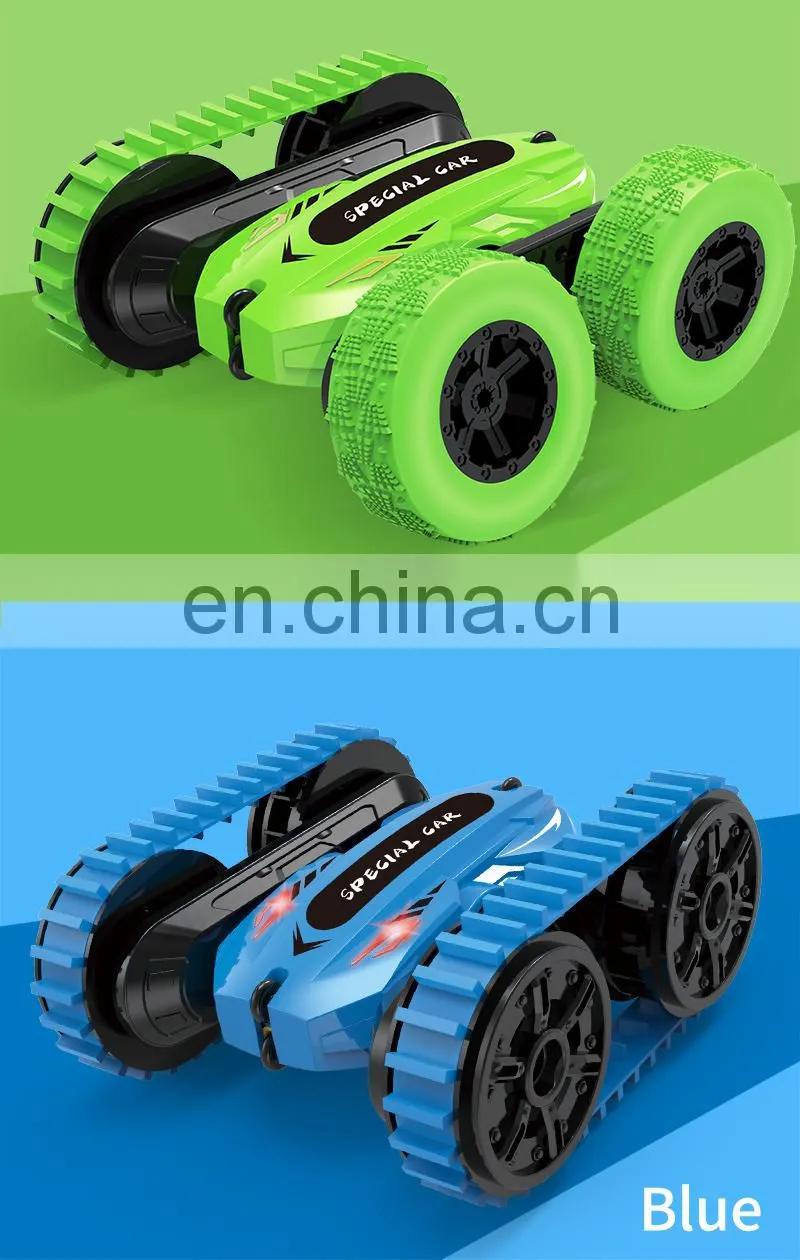 Great Christmas Gift JJRC Q95 2 Play Modes Double-sided Running 360 Rotating Remote Control Stunt Car for Kids