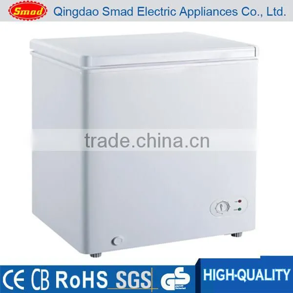 Single solid door single-tempreture mini chest freezer