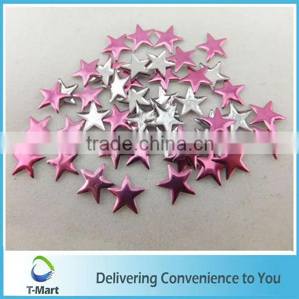 Korean Lead Free Hot Fix star Studs for nail art