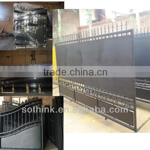 Iron sliding door gate