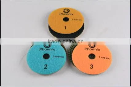 Premium granite wet polishing pad