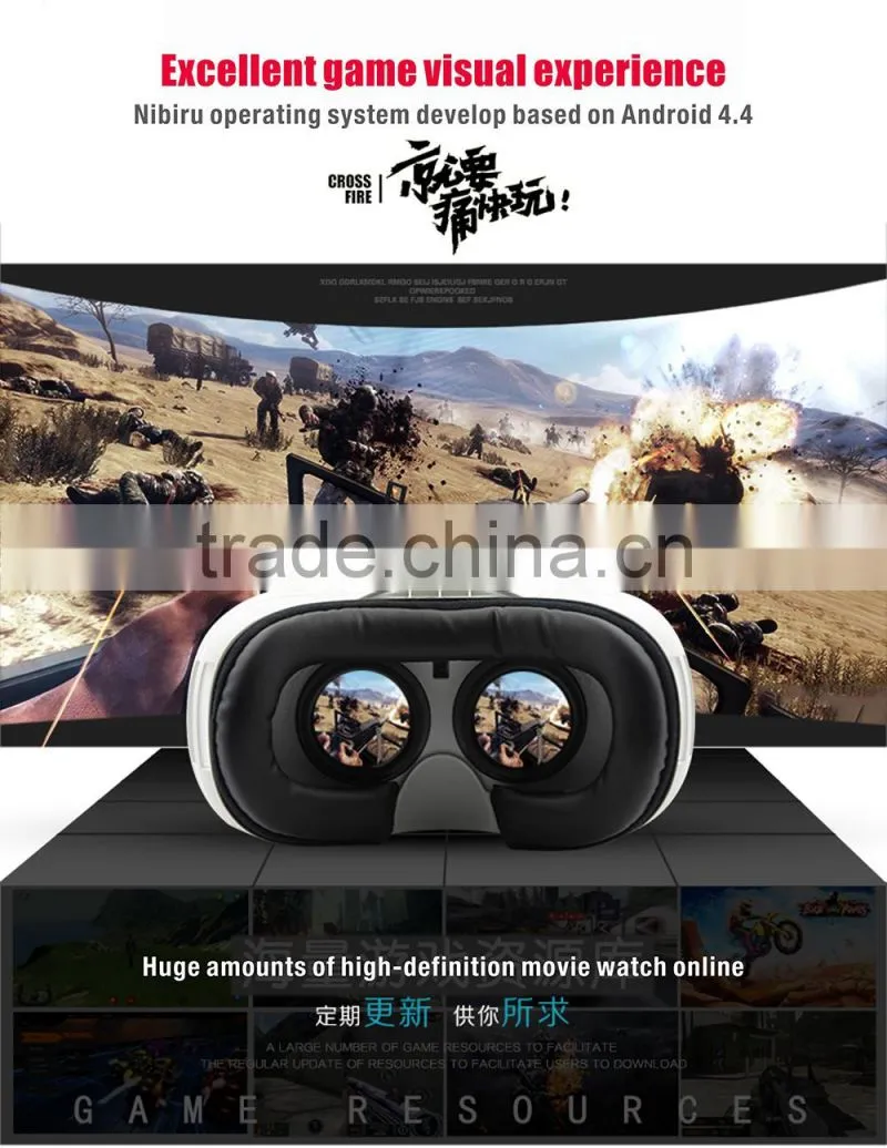 All in one VR headset virtual reality 3D VR Glassess 1080P HD