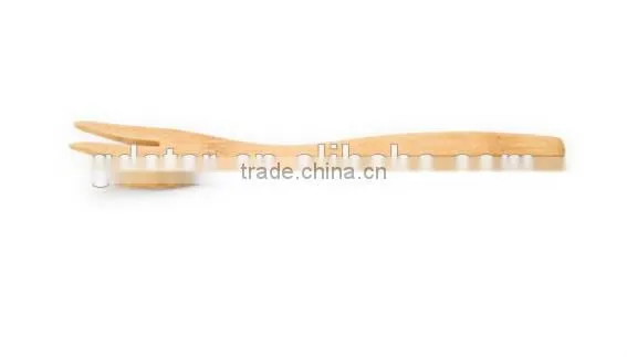 Hot Sale Food Grade cutom logo Wooden Fruit Fork