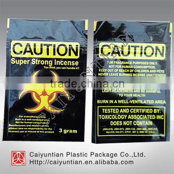 orange mask plastic packing bags / foil bags