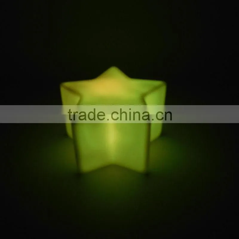 2015 New Design Roto Casting Star Shape Flashing Light Toys