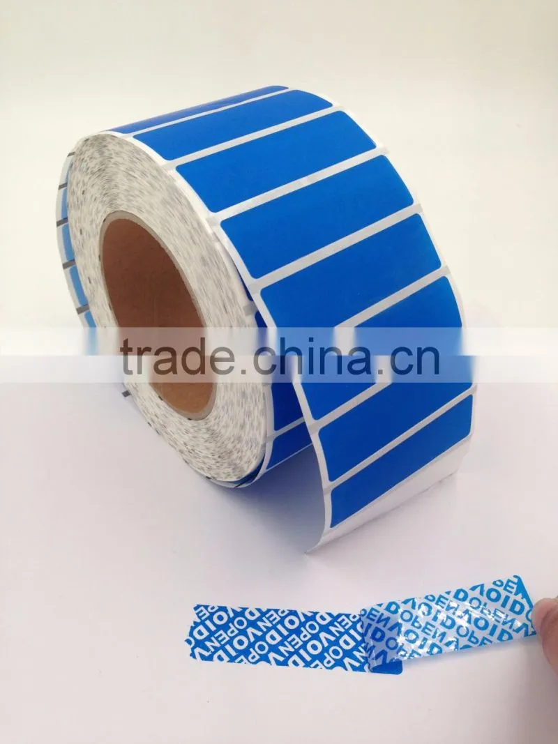warranty sticker security labels X void label sealing sticker