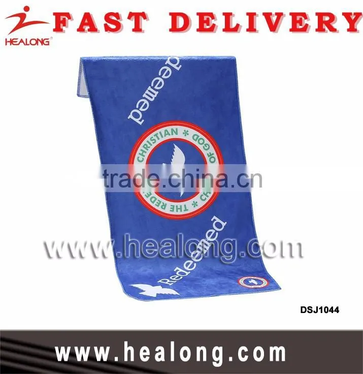 Quick Dry Microfiber Custom Sublimation Printed Bath Golf Gym Hotel Yoga Face Sport Towel Personalized