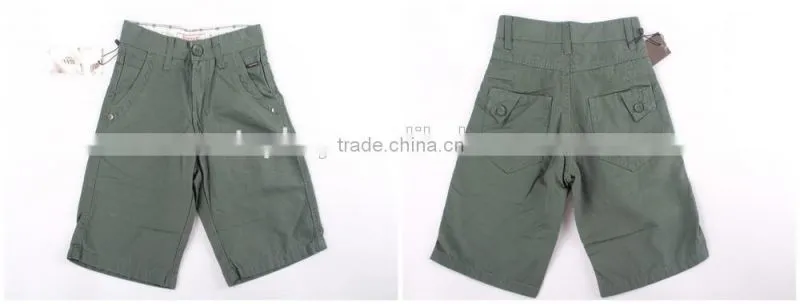 Men cheap 100%cotton garment stock lot summer washed shorts