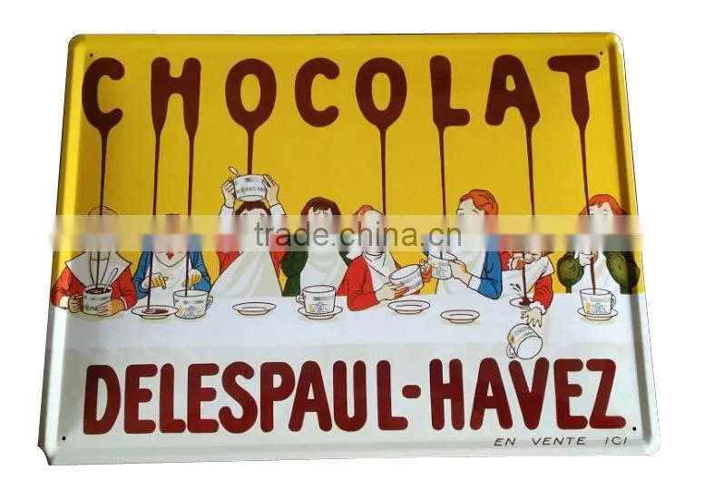 Vintage & Embossed Metal Sign