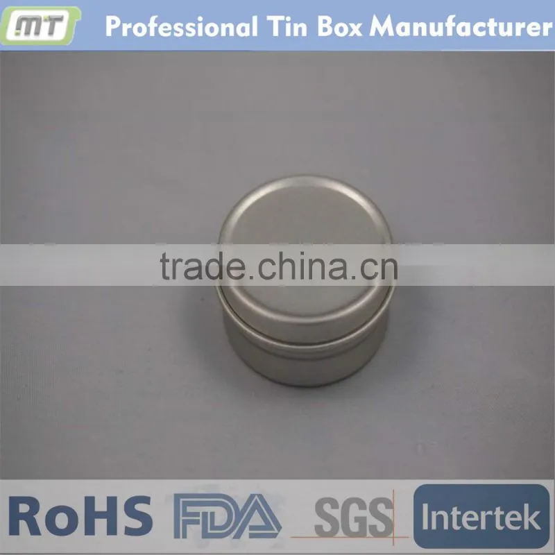 hot sale small round metal can screw top , tin can screw top