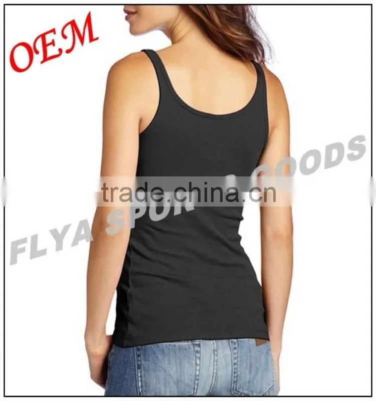 women fashionable wholesale cotton tank top fitness clothing