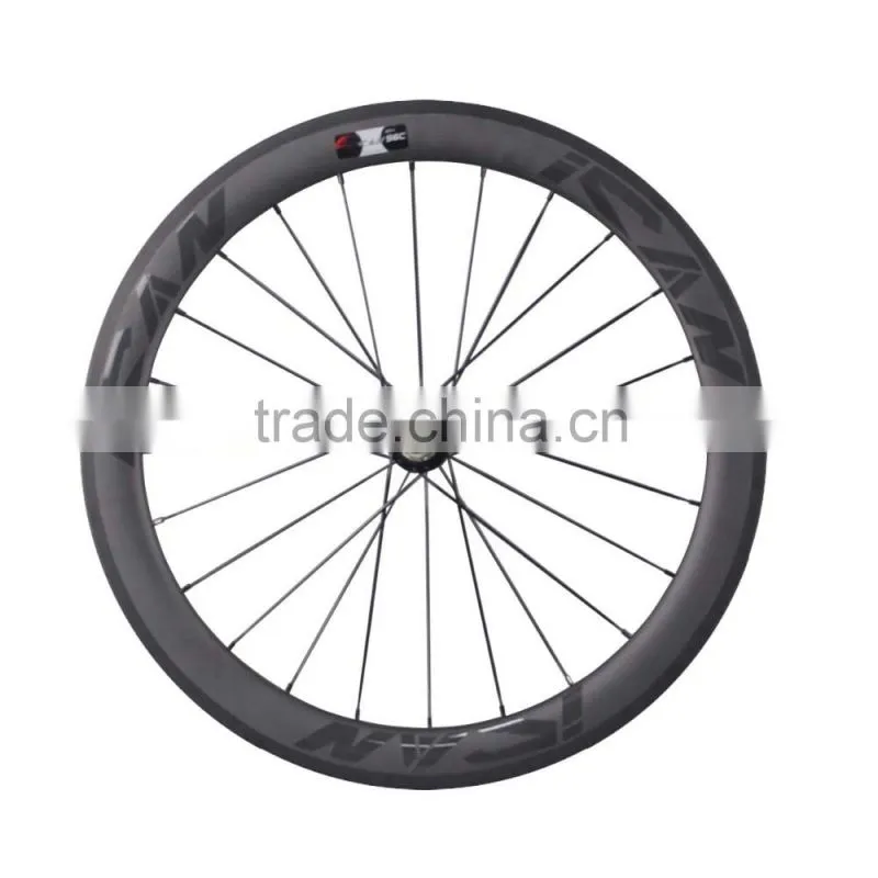 China suppliers OEM 700C carbon clincher tubeless ready 25mm width road rims road bike wheels