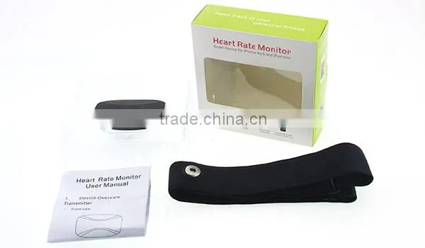 Bluetooth ANT+ and 5.3khz dual band heart rate sensor monitor with chest belt