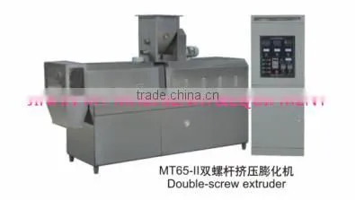 Puffed corn wheat snacks food extruder/machines