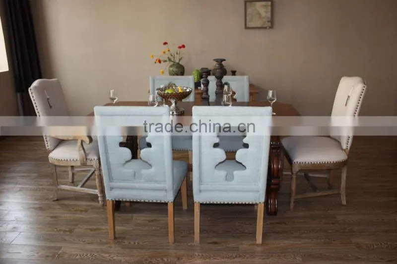 Shabby chic wood provincial antique console table rustic console table