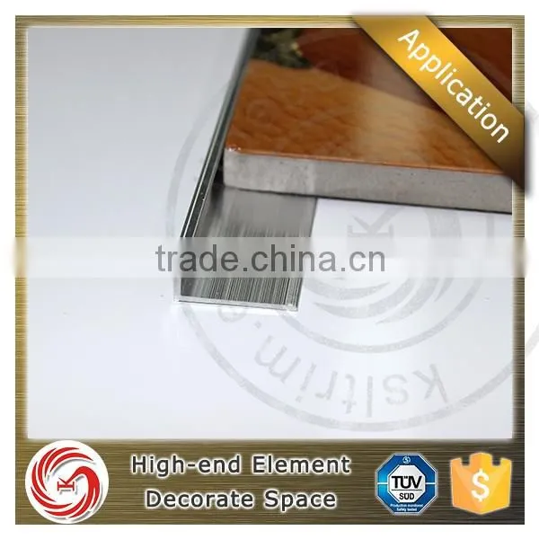 Newest popular aluminum ceramic tile edge trim