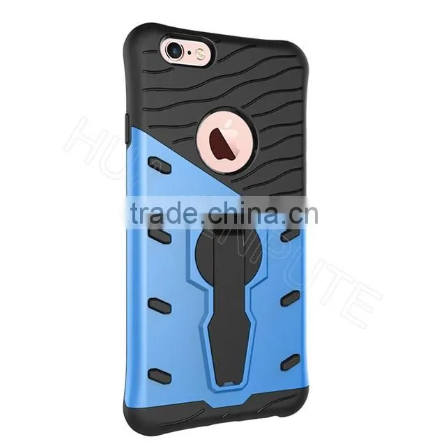 Hybrid Shockproof Hard TPU + PC Case Cover For iPhone6/6S, Stand Case Cover For iPhone6/6S