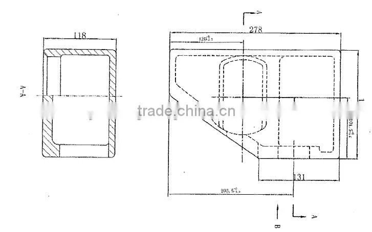 Customized 45ft Special Container Corner