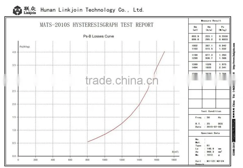 LINKJOIN MATS-2010M Silicon steel b h analyzer/ B-H curve tracer/ Hysteresis Graph system CE
