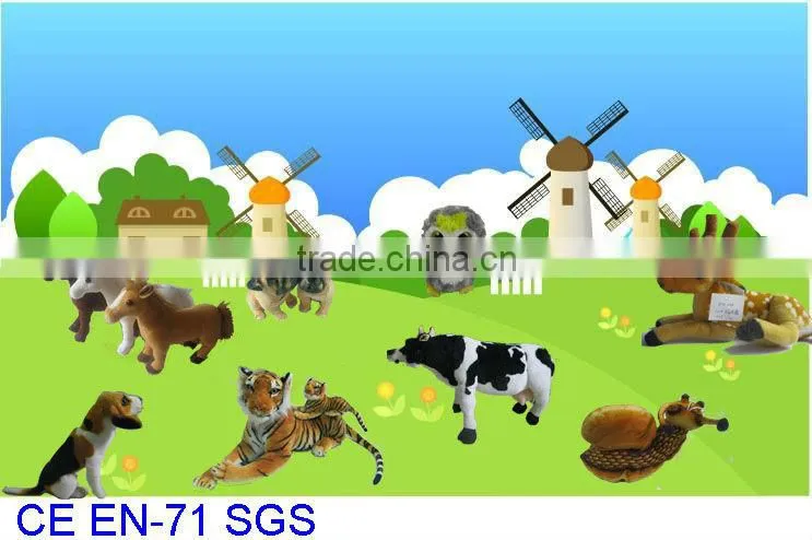 mascot for company stuffed cattle for the dairy company