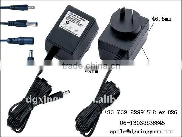Australia SAA/C-Tick 12V Switching Adapter
