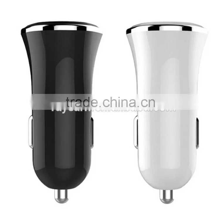 Triangle Shape Dual USB 5V 3.4A USB Car Charger Power Adapter For Mobile Phone Charge