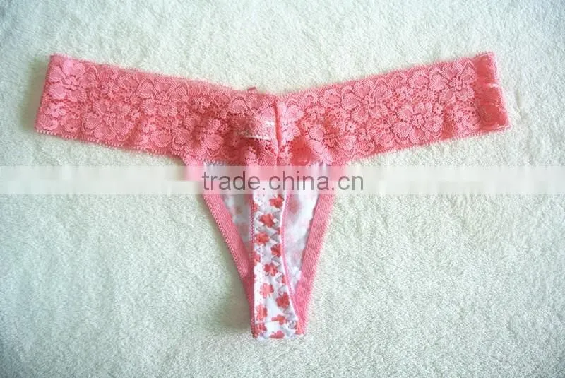 Alibaba Panties Supplier Cotton Sexy Thongs for Women