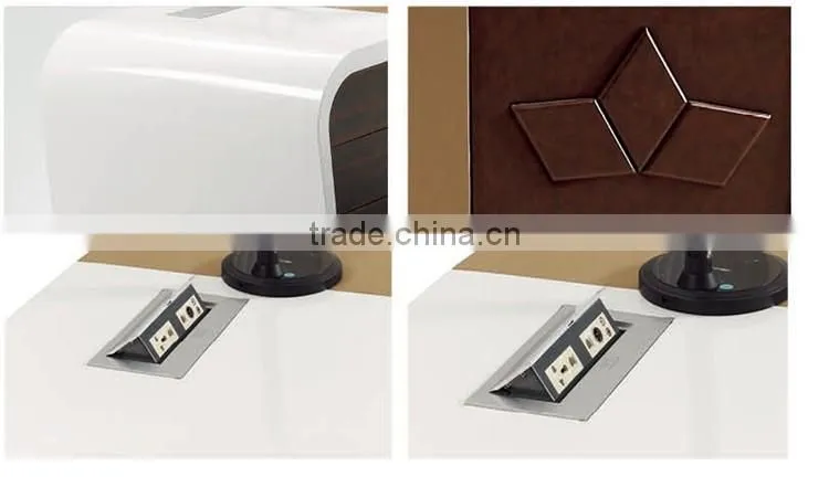 China manufacturer OEM fashionable hotel reception table design