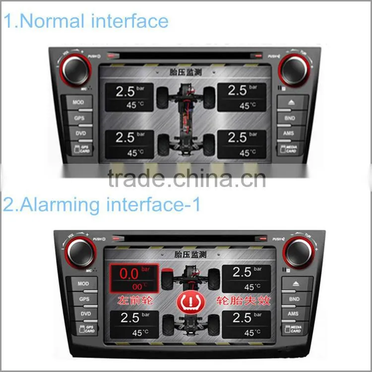wholesale car DVD tpms, 4 internal sensor tire pressure monitoring system in stock