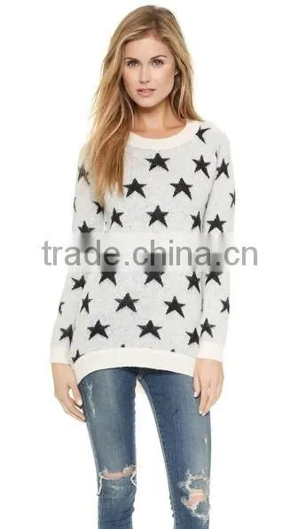 jiaxing ladies elegant sweaters plus size woman casual lady pattern knitwear 2014