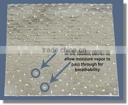 China Manufacturer Aluminum Foil Woven Fabric Material TYW-89