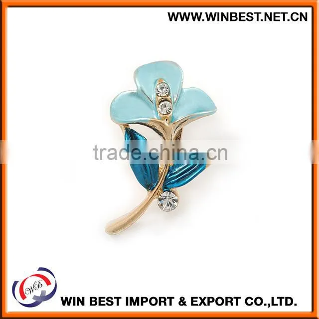 Gold supplier china costume jewellery trendy brooches, flower antique brooches