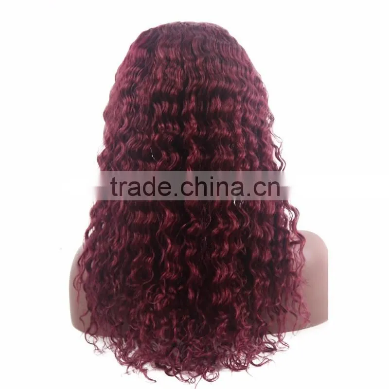 Alibaba Express Hot Sale for Full lace wig made from real human hair in different hair colors and textures