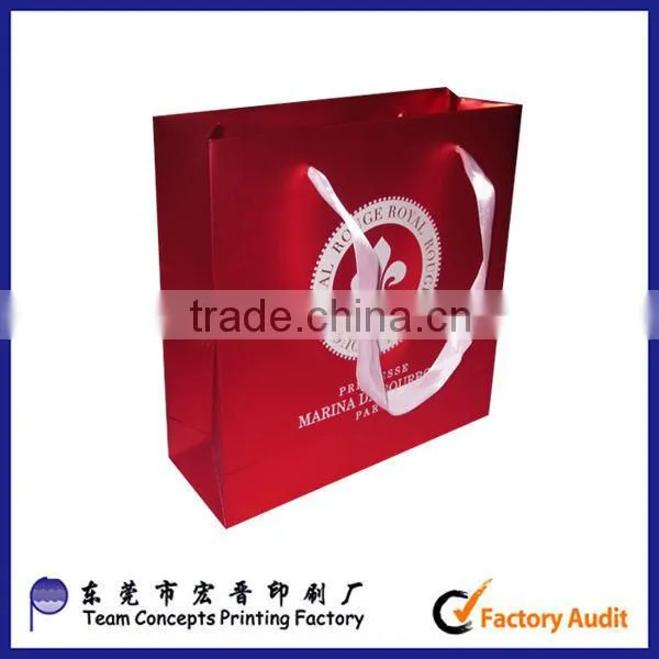 cheap hot stamping paper shopping bag