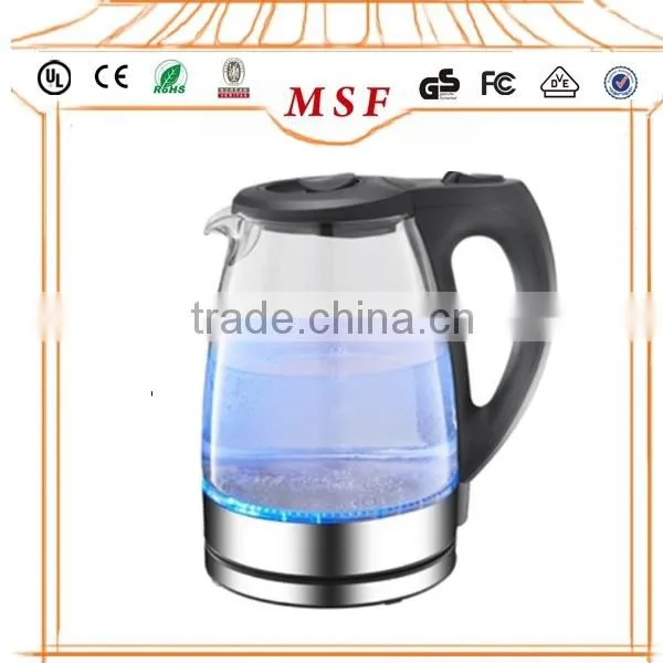 Commerical 1.7L Glass Water Kettle Electric Glass Kettle