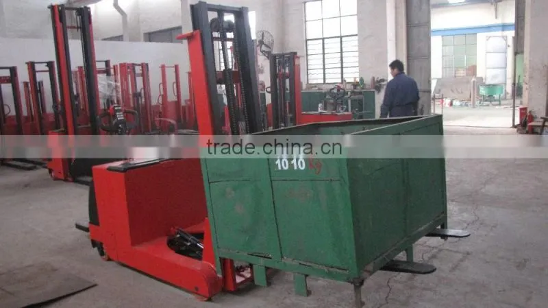1 ton 2.5m adjustable electric pallet counter balanced fork lift