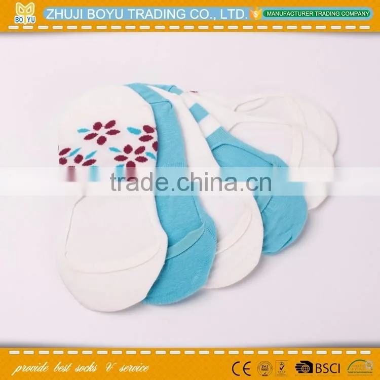 BY-161006 Cotton and acrylic lady Socks Girls' Lovely Low Cut Socks