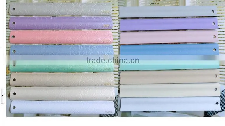 25mm pvc blind S Shape slat with emboss flower/roller blind