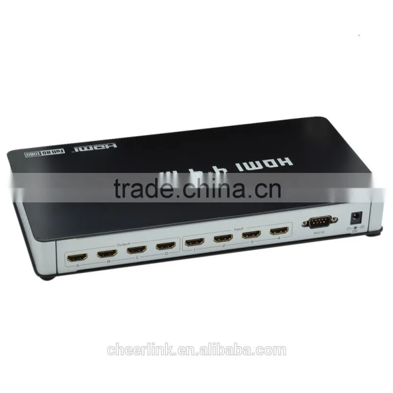 1080p audio video 4x4 4x2 hdmi matrix
