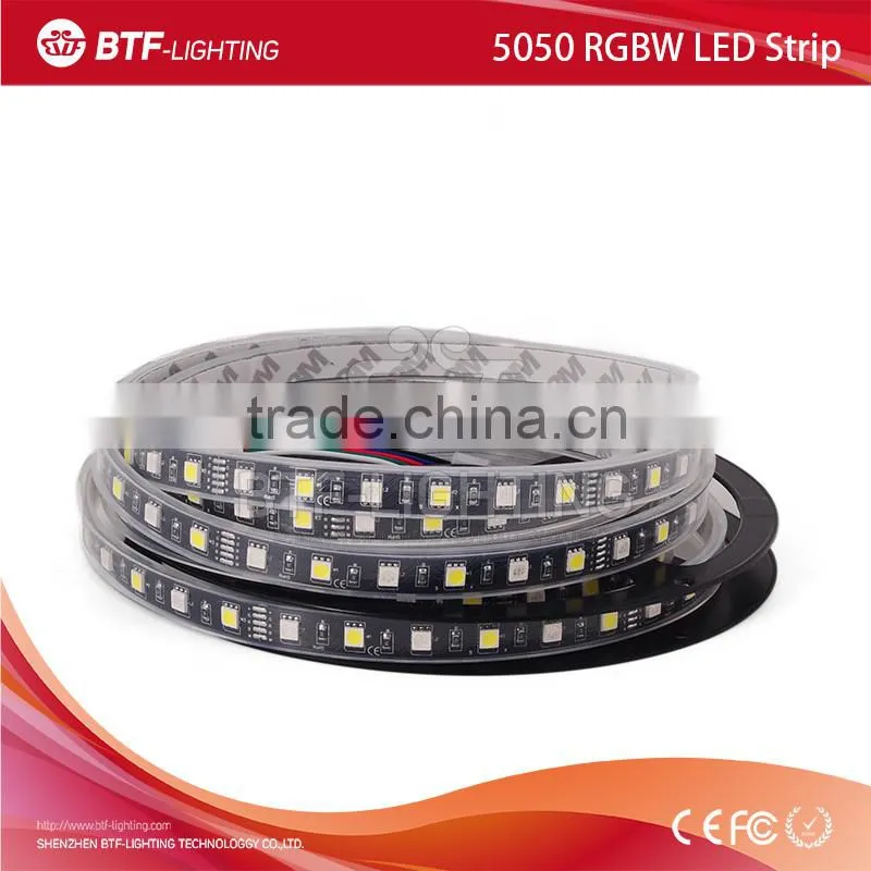 5m 5050 RGBW led strip 60leds/m RGB+Cold White led strip Tube-Waterproof IP67 DC12V SMD 5050 Mixed RGB color