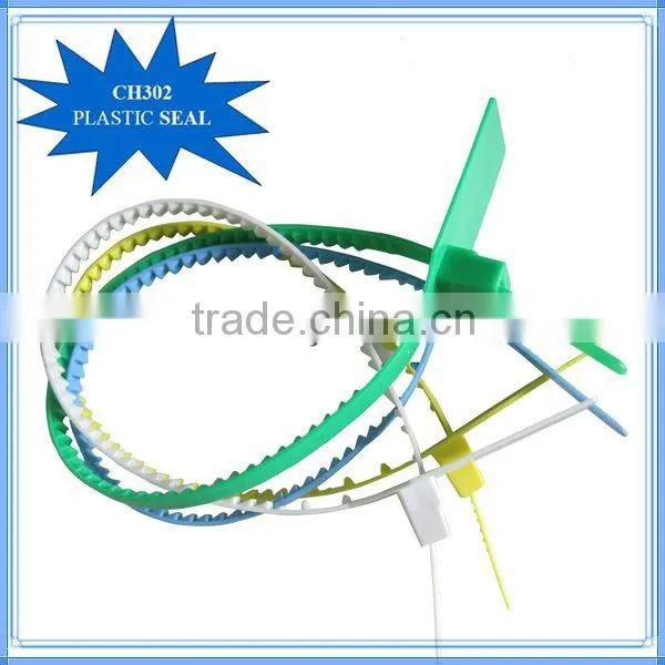 CH302 numbered pull tight hang tag plastic seal