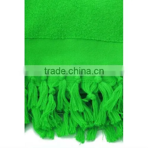green plain hamman towel or fouta or kikoi.kikoy towel. 100cm*180cm