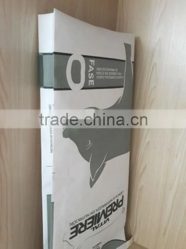 paper sack,25kg white paper sack,paper feed sack
