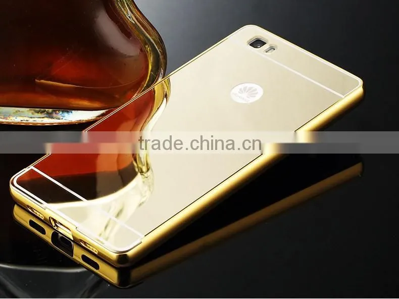 Best Seller Metal Mirror Mobile Phone Bumper And Cover Case For Huawei P8 Lite