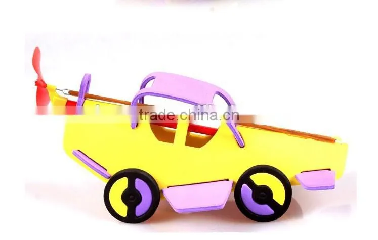 Rubber Band Power EVA Car and Plane Science Toys