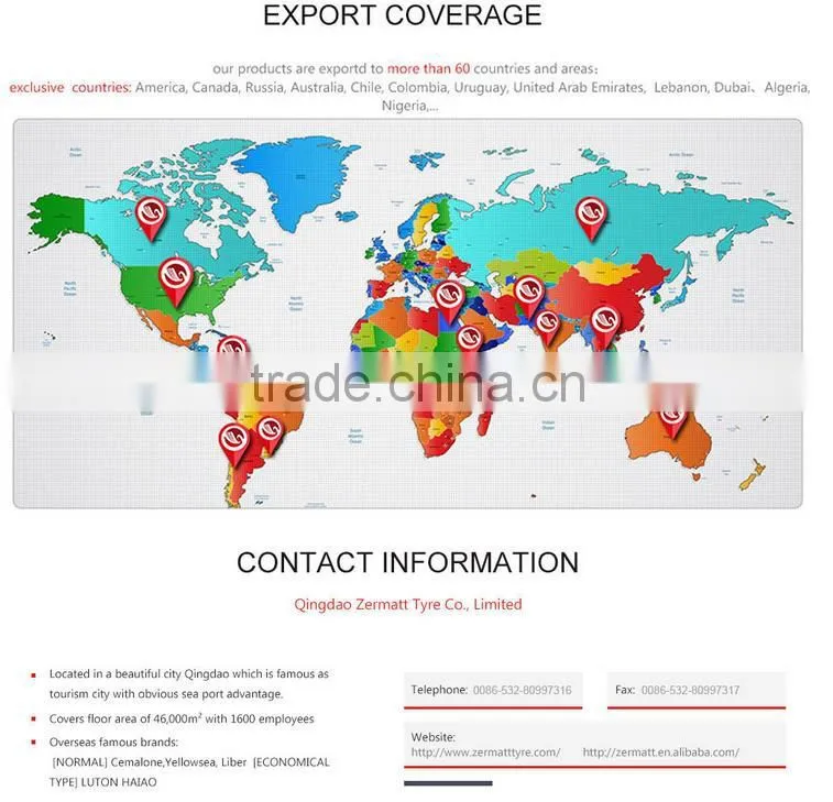 Factory Price imported tyre china